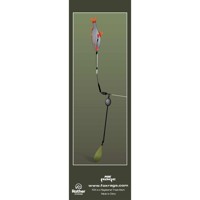 Fox Rage Predatore Rosso Traccia Arricciature Cover X 25pcs - Foto 2